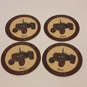 Beau's Brewing Company Coaster Lot Bar Mat Tractor